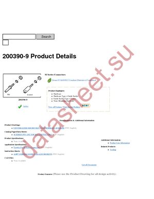 200390-9 datasheet  